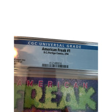 Load image into Gallery viewer, American Freak #1 DC/Vertigo Comics Book CGC Graded 9.2 White Pages 2/1994