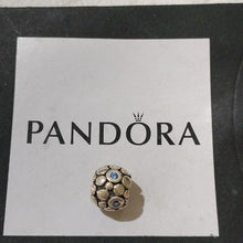 Load image into Gallery viewer, Pandora Retired Sterling Silver Bubbles Bead with Blue Zirconia - 790329CZB