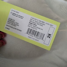 Load image into Gallery viewer, All in Motion Light Support Y Racer back Sports Bras, Black + White, 2X