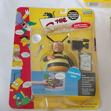 Load image into Gallery viewer, Playmates World of Simpsons Krusty, Bumblebee Man + Cletus Figures, set of 3
