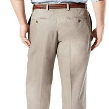 Load image into Gallery viewer, Dockers The Best Pressed Sig Khaki Relaxed Fit Pleated Cotton Pants, Timber Wolf, 32x34