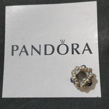 Load image into Gallery viewer, Pandora Sterling Silver September Birthday Blooms Bead w/ Lapis - 790580LP
