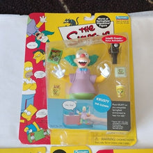 Load image into Gallery viewer, Playmates World of Simpsons Krusty, Bumblebee Man + Cletus Figures, set of 3
