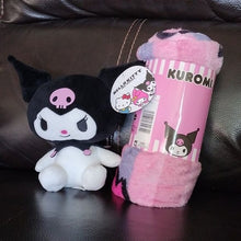 Load image into Gallery viewer, Hello Kitty & Friends Kuromi with Silk Touch Blanket Sanrio