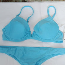 Load image into Gallery viewer, B. Swim Lili Underwire Bikini Top + Hawaiian Flip Bottom, Sky Blue, Medium