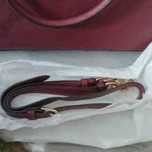 Load image into Gallery viewer, COACH F77884 Pebbled Leather Mia Satchel, IM/Wine