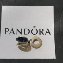 Load image into Gallery viewer, Pandora Sterling Silver Vintage Night Sky Moon Stars Dangle Charm 791993cz