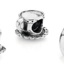 Load image into Gallery viewer, Pandora Tea Cup Charm 790361 ALE 925 Sterling Silver
