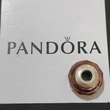 Load image into Gallery viewer, Pandora Retired Ster Silver Blush Pink Fascinating Murano Glass Charm 791729nbp
