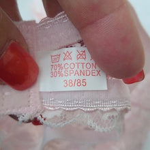 Load image into Gallery viewer, GYCL Ultrathin Underwire Push Up 3/4 Lace Bra, Soft Pink, size Large 38B