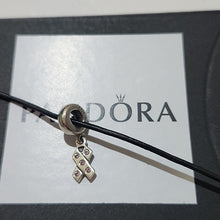 Load image into Gallery viewer, Pandora Breast Cancer Awareness Ribbon with Pink CZs 790314PCZ