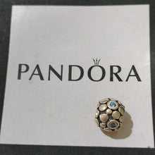 Load image into Gallery viewer, Pandora Retired Sterling Silver Bubbles Bead with Blue Zirconia - 790329CZB