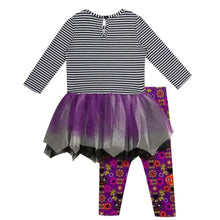 Load image into Gallery viewer, Emily Rose Girl's Applique Halloween Tutu Tunic & Legging Set, 4T