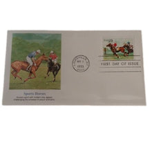 Load image into Gallery viewer, Postal Stamps "Sports Horses" First Day of Issue, Set of 4, May, 1993