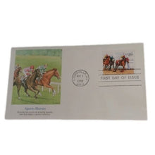 Load image into Gallery viewer, Postal Stamps "Sports Horses" First Day of Issue, Set of 4, May, 1993