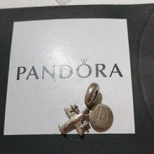 Load image into Gallery viewer, Pandora Sterling Silver Propeller Plane Airplane Travel Dangle Charm 798027cz
