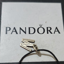 Load image into Gallery viewer, Pandora Retired Sterling Silver Alphabet Letter W Dangle - 791335CZ
