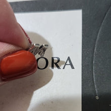 Load image into Gallery viewer, Pandora Retired Sterling Silver Alphabet Letter W Dangle - 791335CZ