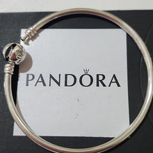 Load image into Gallery viewer, Pandora Sterling Silver Bangle Bracelet Medium 19 Cm