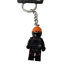 Load image into Gallery viewer, LEGO Star Wars Fennec Shand Minifigure Keyring 854245, Black, Small