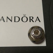 Load image into Gallery viewer, Pandora Murano Glass Bead &quot;Captivating Black&quot;  790640 ALE 925

