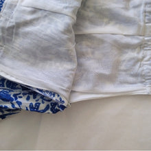 Load image into Gallery viewer, Roz + Ali Full Skirt, Blue + White, Size 10