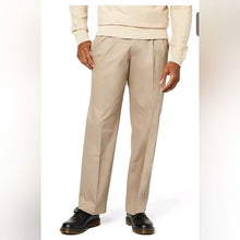 Load image into Gallery viewer, Dockers The Best Pressed Sig Khaki Relaxed Fit Pleated Cotton Pants, Timber Wolf, 32x34