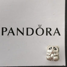 Load image into Gallery viewer, Pandora Sterling Silver Panda Charm with Black Enamel - 790490en16
