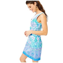 Load image into Gallery viewer, Lilly Pulitzer Gabby Stretch Shift, In Full Bloom Engineered Dress, size 6