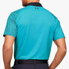 Load image into Gallery viewer, Men's Under Armour Iso-Chill Shadow Polo, Escape/Black, Size Small