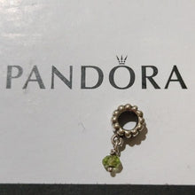 Load image into Gallery viewer, Pandora Retired Sterling Silver Peridot August Birthstone Dangle - 790166PE