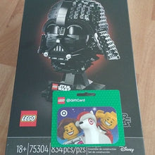 Load image into Gallery viewer, Lego Star Wars 75304 Darth Vader Helmet Series Set + Blank Target Gift Card