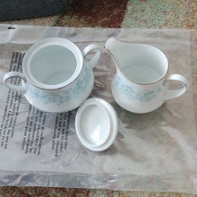 Load image into Gallery viewer, Noritake Milford 2227 Japanese Fine China Sugar+ Creamer Set