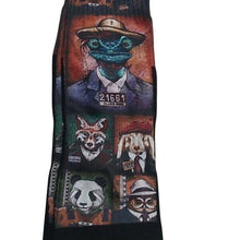 Load image into Gallery viewer, 2 Pair Adult Size 8-13 Socks Alien Animal Mugshots, size 8-13