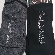 Load image into Gallery viewer, 2 Pair Adult Size 8-13 Socks Alien Animal Mugshots, size 8-13