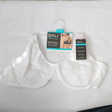 Load image into Gallery viewer, Bali Breathe Lace Underwire Bra, 2-Ply Modal Bra, Convertible, White Lace, 42D