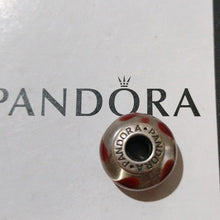 Load image into Gallery viewer, Pandora Retired Brown Swirl Murano Glass Bead - 790671