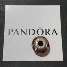 Load image into Gallery viewer, Pandora Retired Brown Swirl Murano Glass Bead - 790671
