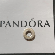 Load image into Gallery viewer, Pandora Retired Sterling Silver Eternity Spacer w/ Sky-Blue Crystal -791724NBS