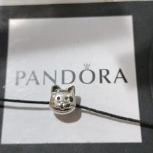 Load image into Gallery viewer, Pandora Retired Sterling Silver Curious Cat Animal Charm - 791706