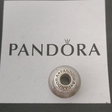 Load image into Gallery viewer, Pandora Retired Lavender Murano Glass Bead with Candy Stripes - 790681