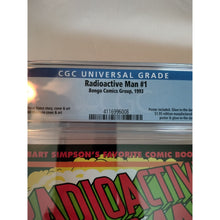 Load image into Gallery viewer, Radioactive Man #1 Bongo Comics Book CGC Graded 9.2 Simpsons