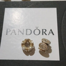 Load image into Gallery viewer, Pandora Sterling Silver w/ Clear CZs Oval Lights Charm, 790311CZ, Set of 2
