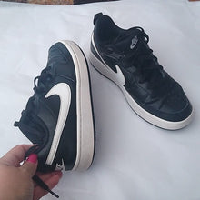 Load image into Gallery viewer, Nike Court Borough Low 2Big Kids' Shoes, 6Y in Black