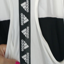 Load image into Gallery viewer, Adidas Women's BTS Black and White Sleeveless Tank Top, Size XL