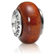 Load image into Gallery viewer, Pandora Sterling Silver Retired Muirapiranga Wood Bead - 790703