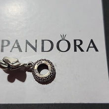 Load image into Gallery viewer, Pandora Retired Sterling Silver Orchid Dangle 791554en12