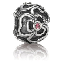 Load image into Gallery viewer, Pandora Posey with Salmon CZ Charm Bead 790413CZS 925 ALE