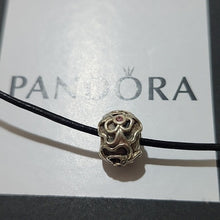 Load image into Gallery viewer, Pandora Posey with Salmon CZ Charm Bead 790413CZS 925 ALE