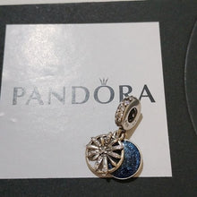 Load image into Gallery viewer, Pandora Sterling Silver Dazzling Wishes Dangle Charm w/ Clear Zirconia 797531cz